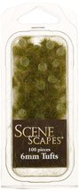 Bachmann Trains SceneScapes Grass Tufts, Medium Green, 6mm - £6.36 GBP