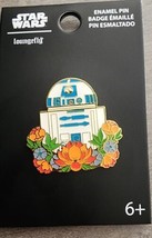 NWT Loungefly Star Wars R2-D2 Floral Enamel Pin - BoxLunch Exclusive - £16.02 GBP