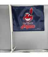 Cleveland Indians Chief Wahoo 2-Sided Car Flag 1995 Licensed Lifestyles - £15.56 GBP