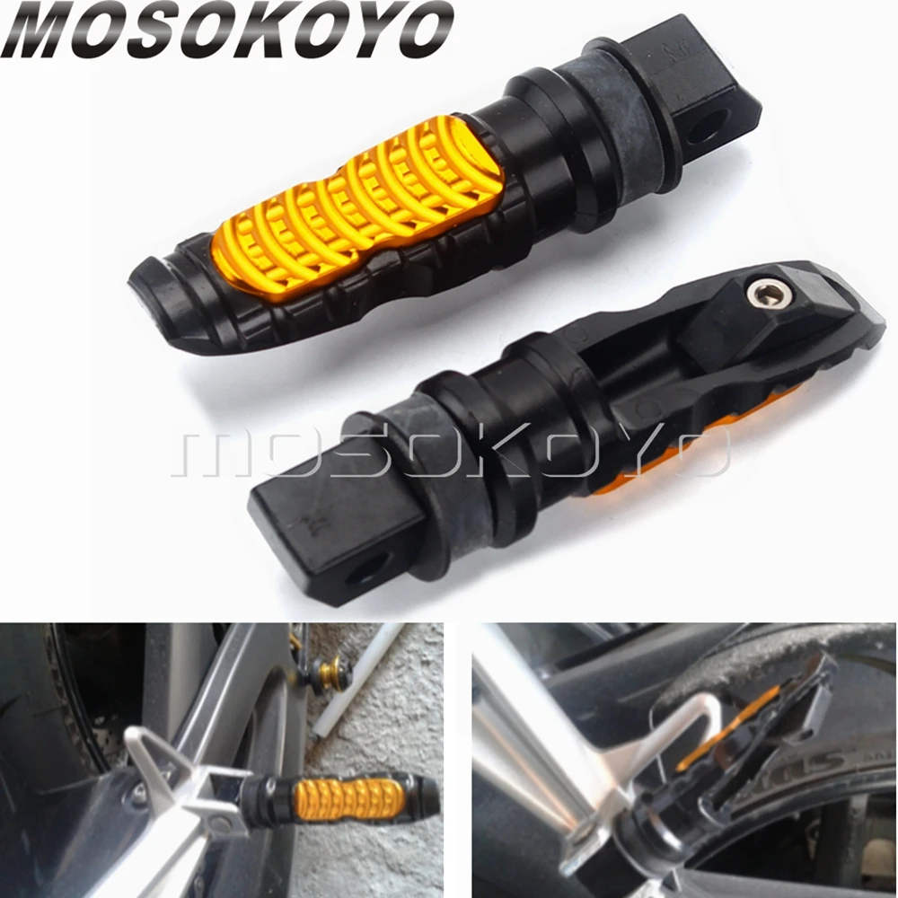 Trest foot peg universal motorcycle aluminum rear foot pegs pedals foot rest for suzuki thumb200