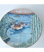 Danbury Mint Collectors Plate Cat Curtain Call Gary Patterson Comical NEW - £23.79 GBP