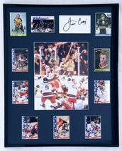 1980 Miracle on Ice USA Hockey Team Signed Framed 16x20 Photo Display I - £473.33 GBP