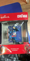 Hallmark  Red Box Christmas Tree Ornament  captain america - £7.11 GBP