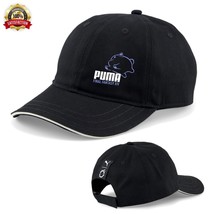 PUMA X FINAL FANTASY XIV DAD BASEBALL CAP PREMIUM SPORT CAP BLACK COTTON... - $34.19