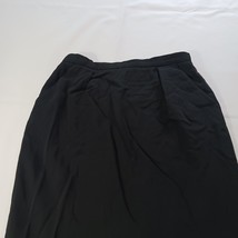 Dana Buchman Women's Black 100% Pure Wool Lined Pencil Skirt Measured Waist 30" image 6