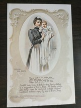 Vintage 1899 Ivory Soap Baby Color Art Deco Drawing Full Page Original A... - $9.49