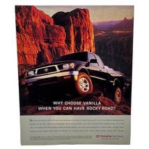 1997 Toyota Tacoma Print Ad Vintage 90s 4x4 Truck Why Choose Vanilla - £7.77 GBP