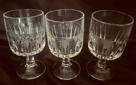 Anchor Hocking Breckenridge Clear Water Glass Goblet 5-3/4&quot;  (3) - £23.11 GBP