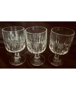 Anchor Hocking Breckenridge Clear Water Glass Goblet 5-3/4&quot;  (3) - £22.91 GBP