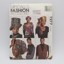 McCall&#39;s Sewing Pattern 7277 Hats Wraps Headwear African Fashions Emeaba Uncut - £18.81 GBP