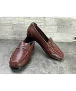 SAS Penny J Loafers Women 7 Shoes Red Brown Leather Tripad Comfort Lizar... - $505.84 MXN