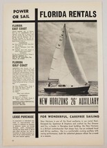 1961 Print Ad New Horizons 26`&#39; Auxiliary Sailboats Ray Greene &amp; Co. - $9.19