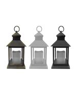 Alpine Glass/Plastic Assorted Lantern (Case of 6) - $119.95