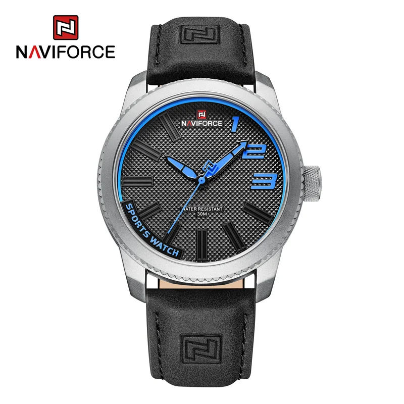 100% NAVIFORCE Watch For Men 2024   Waterproof Clock Fashion  High Quality Male  - £54.52 GBP