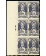 628, Mint XF NH 5¢ Plate Block of Six - Stuart Katz - $65.00