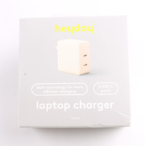Heyday 2 USB-C Ports Laptop Charger 68W GaN Technology Wall charger Ston... - $9.97
