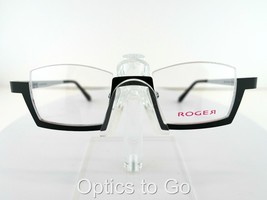 ROGER JACK Col. 2 (BLACK / GRAY) 45-20 Eyeglass Frames - $87.88