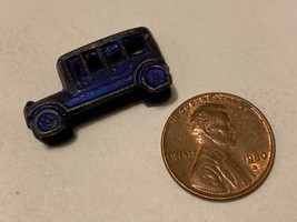 Antique Cracker Jack Prize Tootsie Toy Dowst Metal Sedan 1910s - 20s Blue - £14.76 GBP