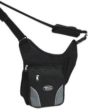 BLACK Messenger Sling Body Bag  Purse Small Pack Handbag Free Ship Clutc... - £12.81 GBP