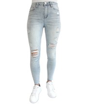 Almost Famous Juniors&#39; Ripped High Rise Skinny Jeans Size 5 NWOT - $21.37