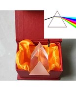 Triangular Prism Optical Glass Refractor for Rainbow Light Spectrum Expe... - $11.40