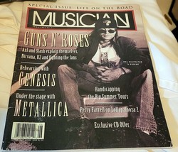 Musician Magazine June 1992 Guns N&#39; Roses Metallica Genesis U2 Nirvana VG+ - £13.44 GBP