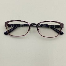 Juicy Couture Prescription Eyeglass Frames Purple Metal Plastic Black Case - $29.69