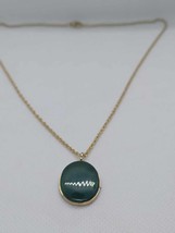 Translucency Jade Jewelry - Beautiful Cabochon-cut BC Nephrite Necklace - £48.16 GBP