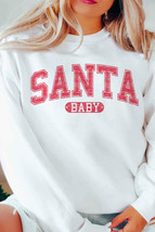 SANTA BABY CHRISTMAS OVERSIZED SWEATSHIRT - £39.65 GBP