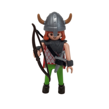 Playmobil Viking Raiders Replacement Medieval Figure W/ Bow + 2 Arrows - £9.67 GBP