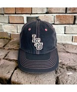 LSU Womens Baseball Cap Gray Pink Adjustable Geaux Tigers Fishing Ninete... - £13.31 GBP