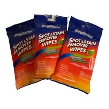 Rug Doctor Spot &amp; Stain Remover Wipes 24 Pre-moistened Wipes Carpet Upholstery - £27.74 GBP