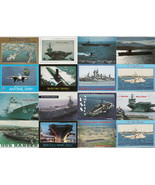 Sixteen Photo Postcards Of US Naval Warfare Vessels Bases Carriers Subma... - £6.17 GBP