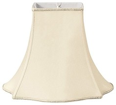 Royal Designs Fancy Square Designer Lamp Shade, Beige, 5.5 x 12 x 10 - £45.66 GBP