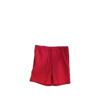Mens Swim Trunks Shorts Sz Medium Drawstring Pockets Mesh Lined Above Knee Red - £18.92 GBP