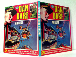 UK 1974 Fleetway Dan Dare Yearbook Two Adventures Fiction&#39;s Greatest Spa... - £15.66 GBP