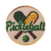 Pickleball Chenille Patch - Round Rug - $149.60