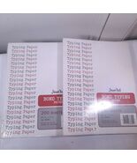 NEW Stuart Hall Bond Typing Paper 8.5x 11&quot; NO. 6060 2 Packs 200 Sheets V... - $28.00