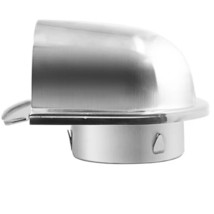 4Inch 100mm Waterproof Stainless Steel Vent Vent Hood Anti-Corrosion Exhaust Ext - £49.44 GBP