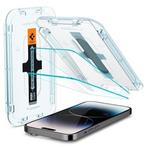 Spigen Tempered Glass Screen Protector [GlasTR EZ FIT] designed for iPho... - £28.18 GBP