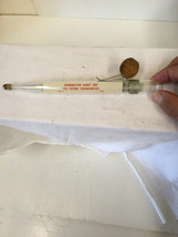 VINTAGE COMBINATION CANDY &amp; FAT FRYING THERMOMETER IN BOX WITH CANDY REC... - $7.43