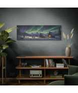 Ancient Northern Light Painting - Living room, Master bed room(60×20in)  - $224.60