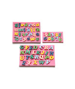 Alphabet And Numbers Silicone Mold 3-Pc. Set - $13.50