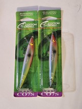 Lot of 2 Cotton Cordell C07S Clown Floating Flottant Minnow - £8.56 GBP