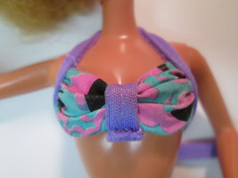 Hasbro Maxie Doll String Bikini Swimsuit Top Purple Multi-Color Bathing Suit - £3.99 GBP