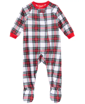 FAMILY PAJAMAS Matching Infant Stewart Plaid Footed Pajamas 18 month - £11.66 GBP
