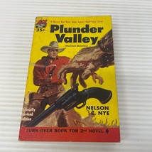 Plunder Valley and Branded Lawman Western Paperback Book an Ace Double 1952 - £14.77 GBP