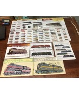 Lehigh Valley &amp; PA RR Decals, GG1 Electric Brochure &amp; Poster, British Tr... - $14.85