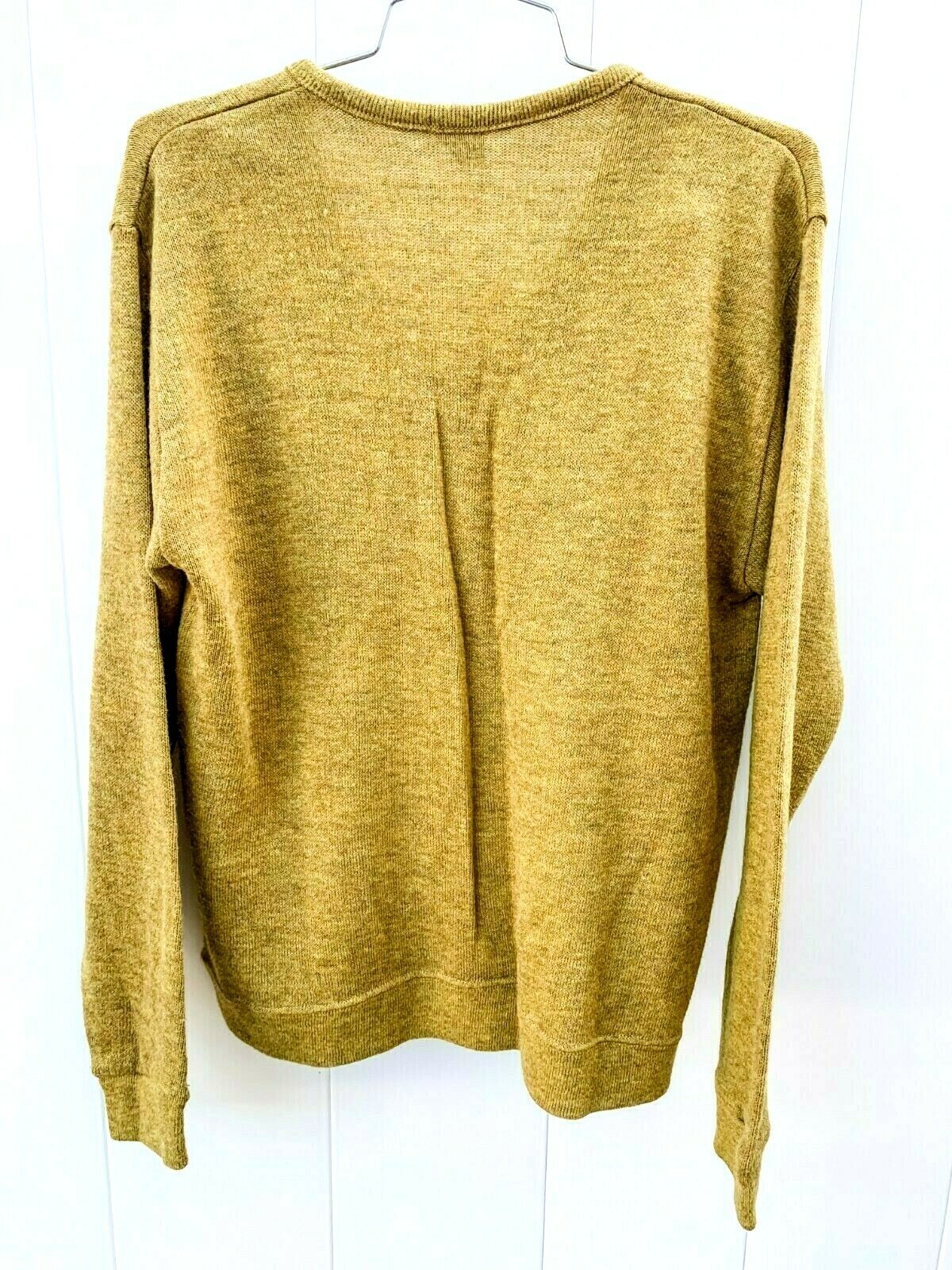 MENS VTG 70s SWEATER M Acrylic Rayon Loyalsock Lancers Football Montoursville Pa Item image 4