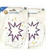 2 Packs Carson Dellosa Education Super Power Speech Bubbles 36 Ct Mini C... - $16.45 CAD
